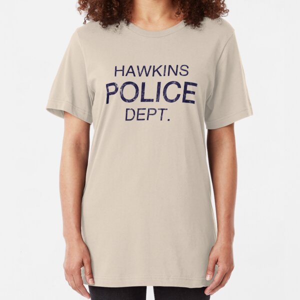 hawkins police department t shirt