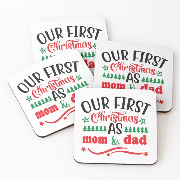 Item preview, Our First Christmas as Mom & Dad designed and sold by FASHIONGALLERIA.