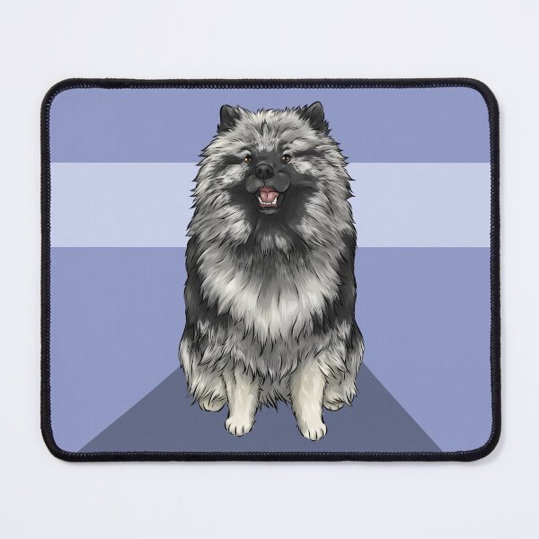 Item preview, Keeshond | Purple Background | Cute Dog Art designed and sold by shirinsart.