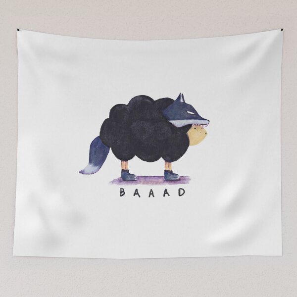 Item preview, Baaad Baaad Black Sheep designed and sold by Midnight Coffee.