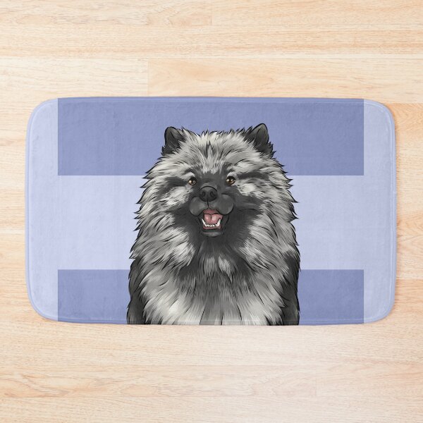 Item preview, Keeshond | Purple Background | Cute Dog Art designed and sold by shirinsart.