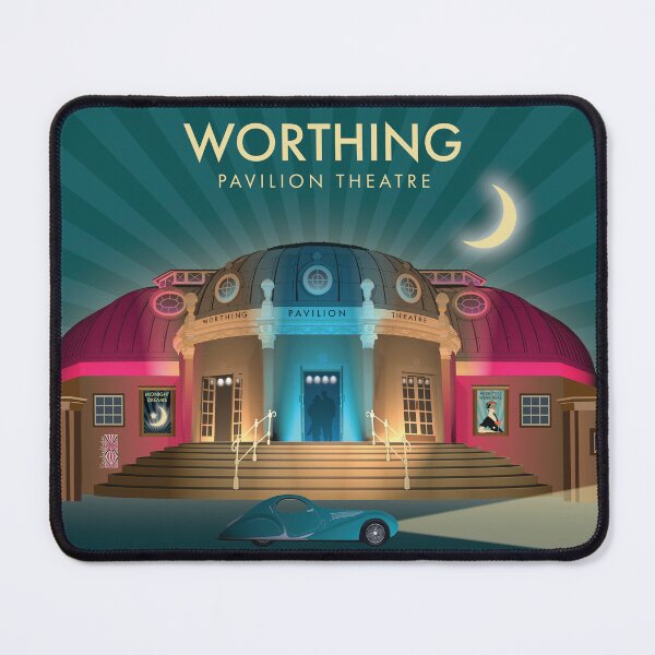 Item preview, Worthing Pavilion Theatre at Night designed and sold by Vicky Anne Vaughan.