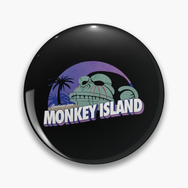 Item preview, GREETINGS FROM MONKEY ISLAND   designed and sold by olipoppart.