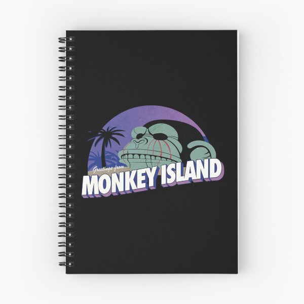 Item preview, GREETINGS FROM MONKEY ISLAND   designed and sold by olipoppart.