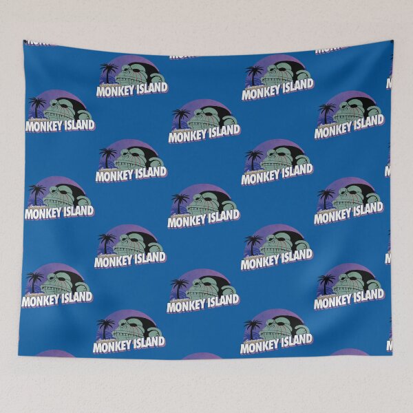 Item preview, GREETINGS FROM MONKEY ISLAND   designed and sold by olipoppart.