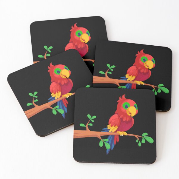 Item preview, Adorable red talking parrot designed and sold by Right-Fit27.
