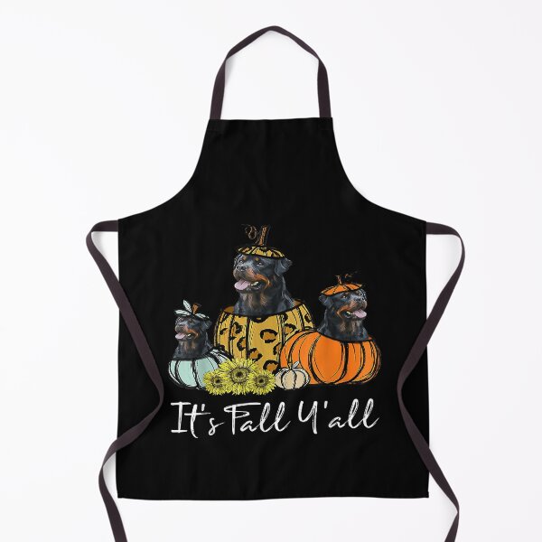 Item preview, Its Fall Yall Rottweiler Dog Autumn Leopard Pumpkin 164 designed and sold by PrincessNana1.