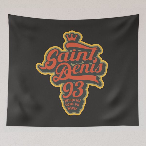 Item preview, Paris Saint-Denis ,Paris Saint-Denis lettering, Paris Saint-Denis Africa designed and sold by Boogosh.