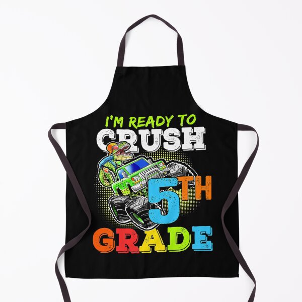 Item preview, Im Ready To Crush 5th Grade Dinosaur Back To School Boys Kid designed and sold by PrincessNana1.