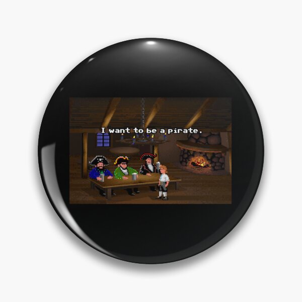 Item preview, I want to be a pirate! (Monkey Island 2)   designed and sold by olipoppart.