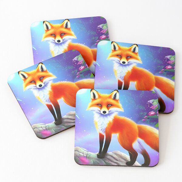 Item preview, Cute red fox designed and sold by The Love Quill.