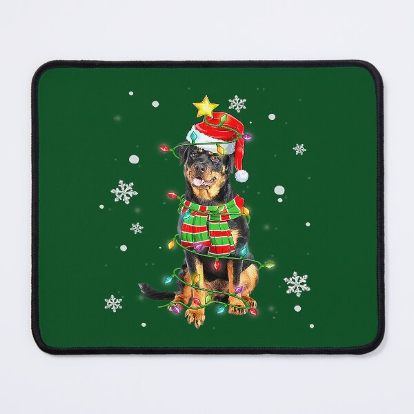 Item preview, Cute Rottweiler Dog Santa Christmas Tree Lights Xmas72 designed and sold by PrincessNana1.