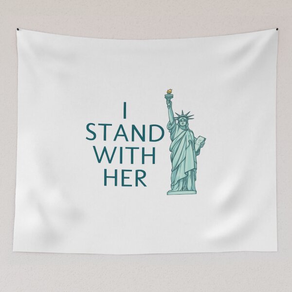 Item preview, I stand with her Statue of Liberty designed and sold by allthetees.