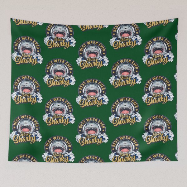 Item preview, Best Week Ever Shark Funny Stay Sharky 37 designed and sold by PrincessNana1.