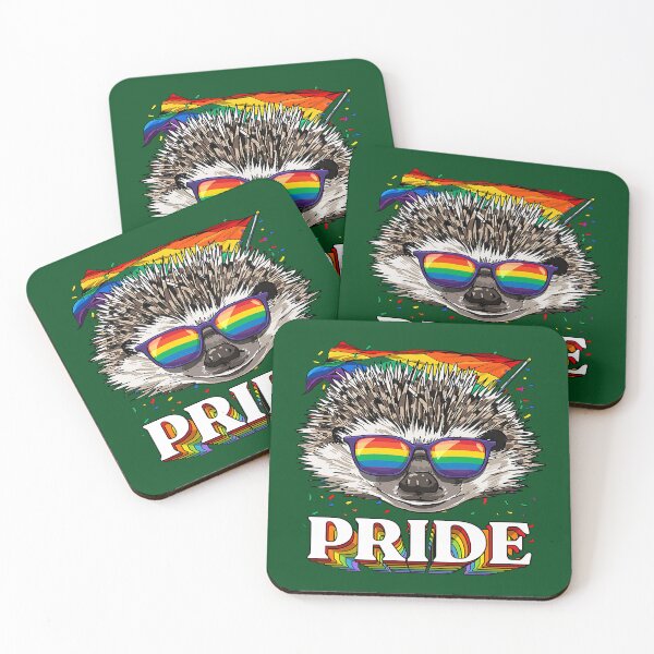 Artikelvorschau, LGBT Igel Gay Pride LGBTQ Rainbow Flag Sonnenbrille 201 entworfen und verkauft von PrincessNana1.