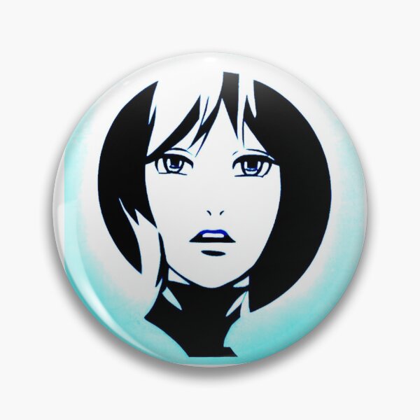 Item preview, blanco y negro anime mujer azul designed and sold by UncleLanny.