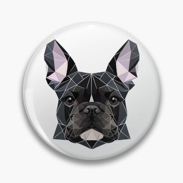 Item preview,  French Bulldog Geometric Portrait - Black designed and sold by Bondoboxy.