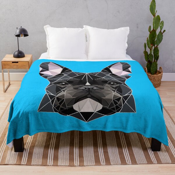 Item preview,  French Bulldog Geometric Portrait - Black designed and sold by Bondoboxy.