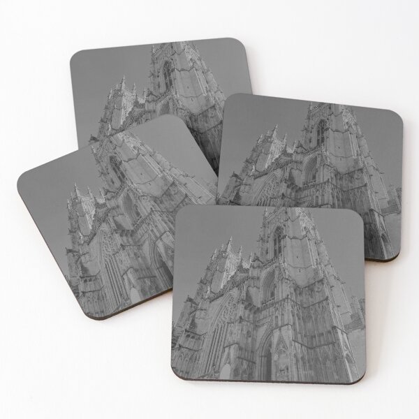 Item preview, Monochrome York Minster on a sunny day designed and sold by ray-designs-.