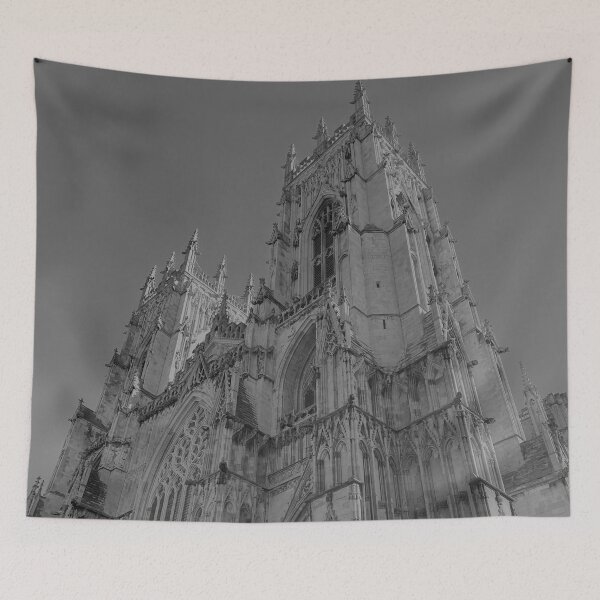 Item preview, Monochrome York Minster on a sunny day designed and sold by ray-designs-.