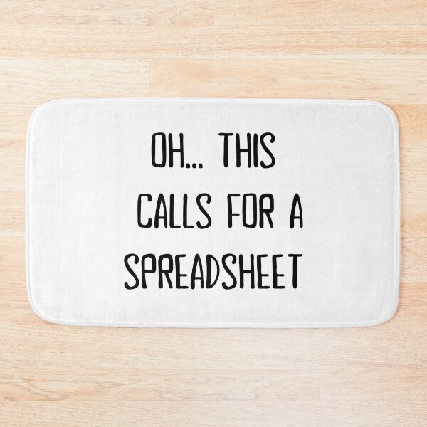 Item preview, OH... THIS CALLS FOR A SPREADSHEET designed and sold by Handrixx.