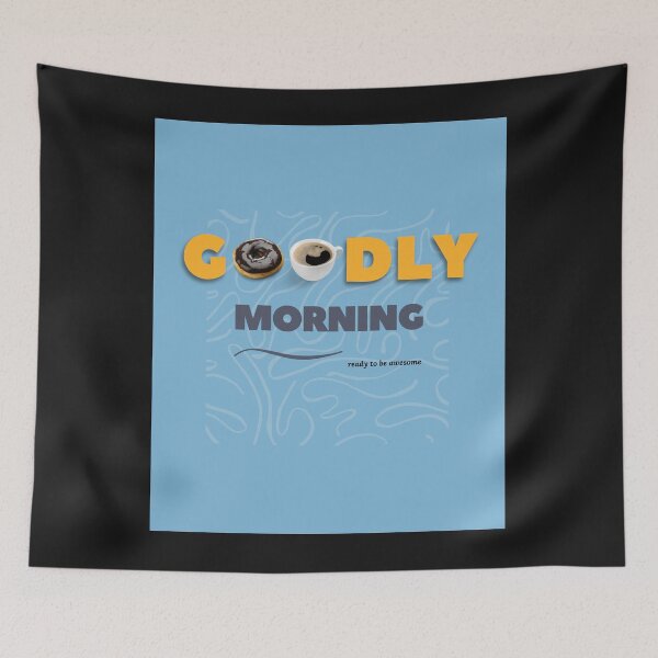 Item preview, Goodly Morning Stickers t Shirts newest 2022 designed and sold by PRECALB OUTFIT.
