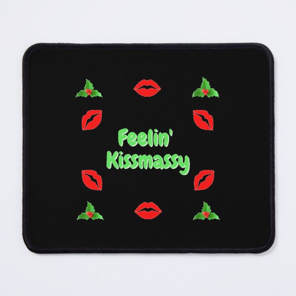 Item preview, Feelin' Kissmassy - Red Lips and Mistletoe designed and sold by Artography Designs.