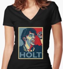 Steve Holt Women's Fitted V-Neck T-Shirt