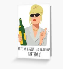 Tarjeta de felicitación ¡Que tengas un cumpleaños absolutamente fabuloso!
