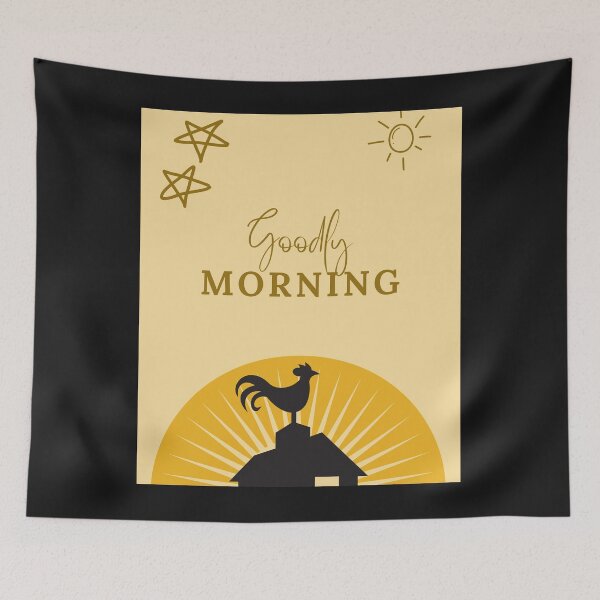 Item preview,  Goodly Morning Stickers t Shirts newest 2022 designed and sold by PRECALB OUTFIT.