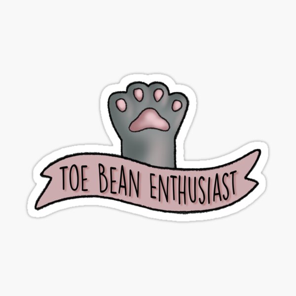Item preview, Toe Bean Enthusiast Gray With Pink Pea Toes designed and sold by Zephyr-Studio.
