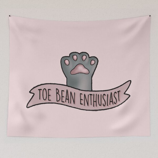 Item preview, Toe Bean Enthusiast Gray With Pink Pea Toes designed and sold by Zephyr-Studio.