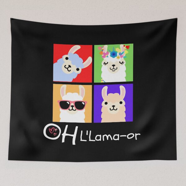 Item preview, Oh llama-or, funny llama pun, llama lover, llama fan, llama animal,llama friend designed and sold by allycat57.