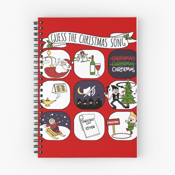 Item preview, Adivina la canción de Navidad Divertido concurso de Navidad designed and sold by Nerd Shizzle.