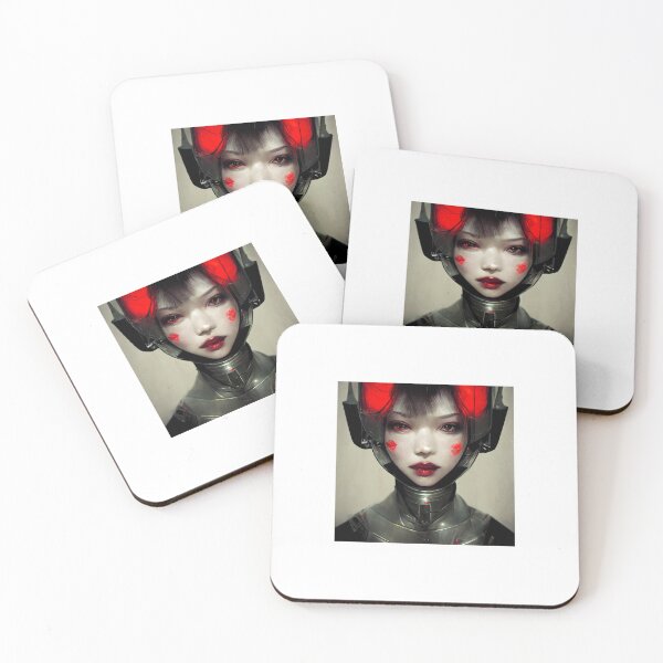 Item preview, Science fiction woman portrait designed and sold by Amedeo-Igorrain.