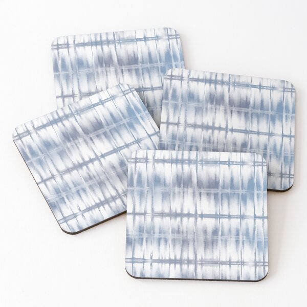 Item preview,  Indigo shibori tie dye stripe Pattern  designed and sold by Tamas Das.