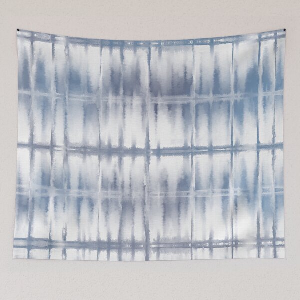 Item preview,  Indigo shibori tie dye stripe Pattern  designed and sold by Tamas Das.