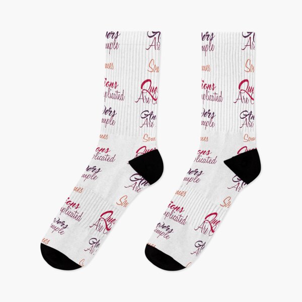 Item preview, Sometimes, Questions Are Complicated, Answers Are Simple designed and sold by Amazigh-i7orran.