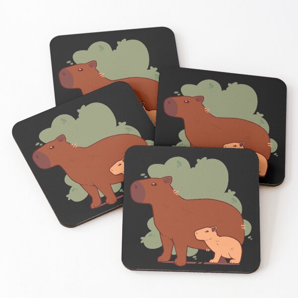 Item preview, Cute Capybaras, Capybara lover gift designed and sold by Mossysplashart.