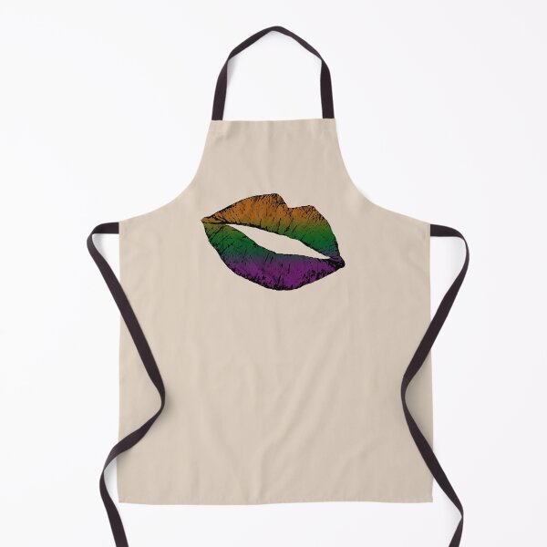 Item preview, Rainbow Lips Lipstick (distressed design) designed and sold by siggyspatsky.