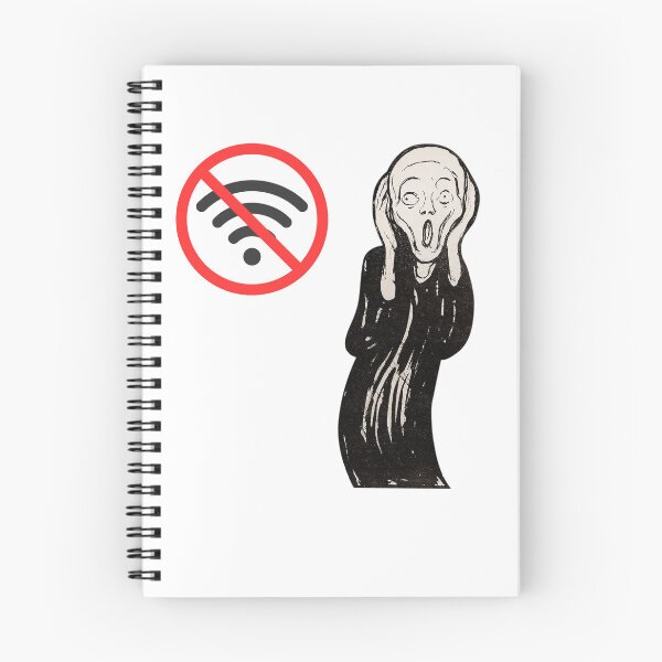 Item preview,  the scream no wifi - funny  designed and sold by R2Dsign.