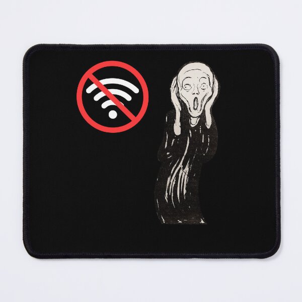Item preview,  the scream no wifi - funny  designed and sold by R2Dsign.