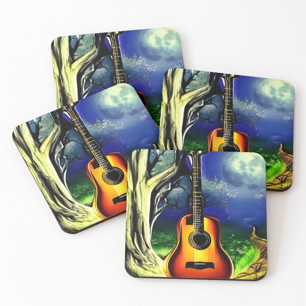 Item preview, Moonlight Nature Guitar designed and sold by The Love Quill.