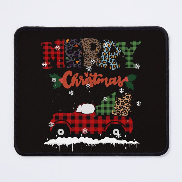 Item preview, Merry Christmas Buffalo Plaid Red Truck Christmas Tree Xmas designed and sold by ZANNIX.