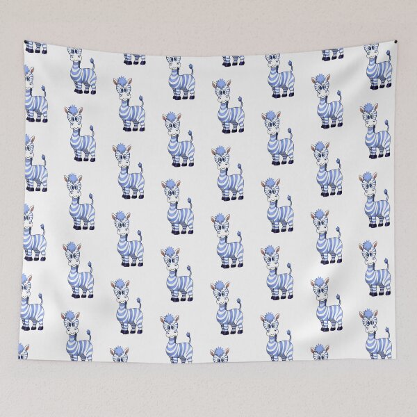 Item preview, Zebra Blues designed and sold by RitaLaiArt.