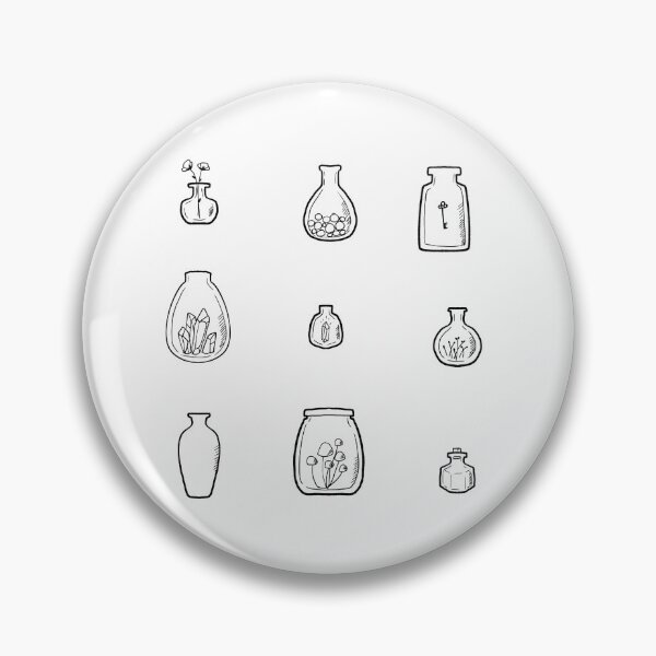 Item preview, Cute Jar illustrations with crystals  designed and sold by Mayarart.