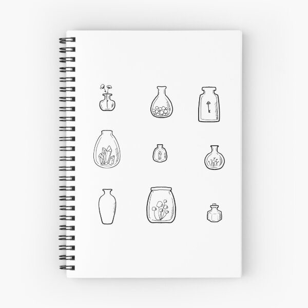 Item preview, Cute Jar illustrations with crystals  designed and sold by Mayarart.