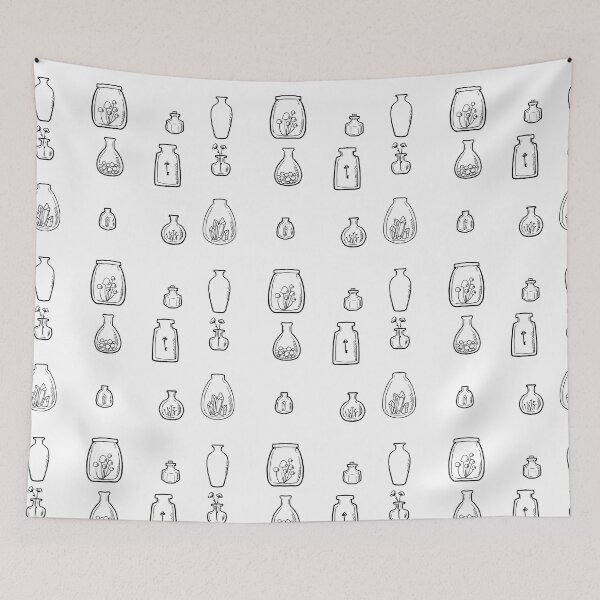 Item preview, Cute Jar illustrations with crystals  designed and sold by Mayarart.
