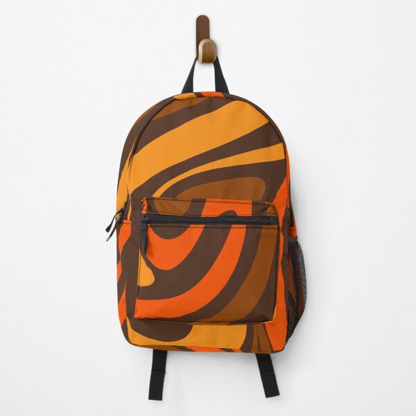 Item preview, New Groove Retro Abstract Pattern Vertical in 70s Brown and Orange Tones designed and sold by kierkegaard.
