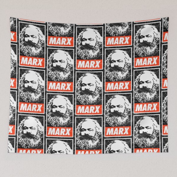 Item preview, Marx (White Worn Look) designed and sold by politicalamity.